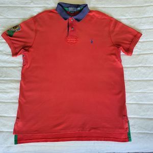 Vintage Chief Keen Polo Ralph Lauren Men's Shirt  Red Size XL